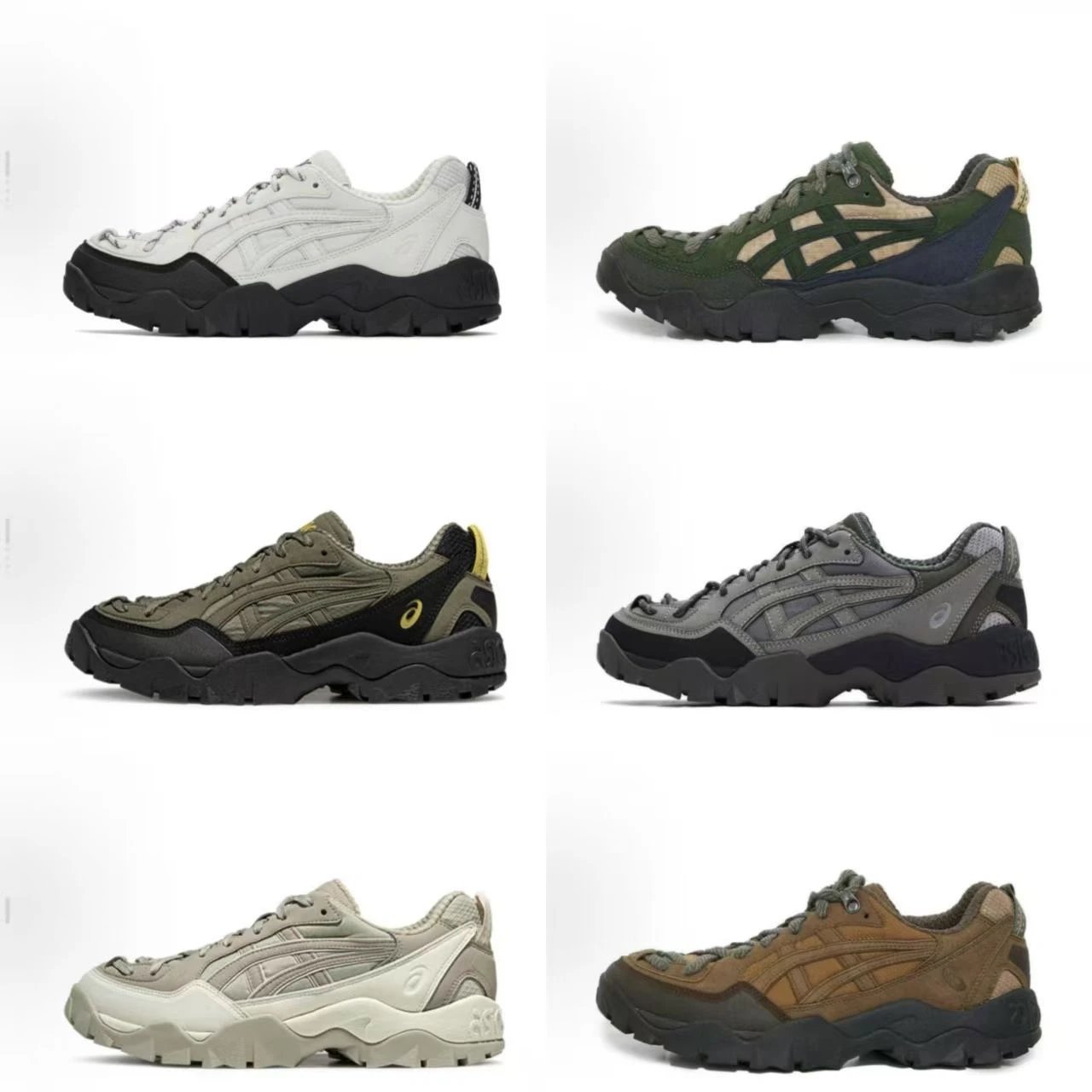 ASICS Trail Running Shoes in Various Colors