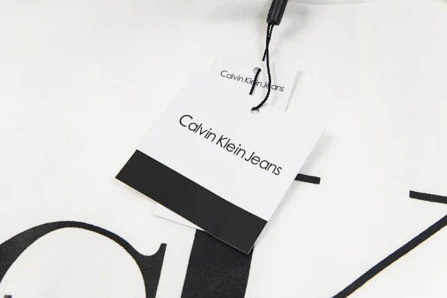 Calvin Klein Hoodies & Sweatshirts Crewneck sweatshirt with oversized CK and Jeans logo print product detail image 24