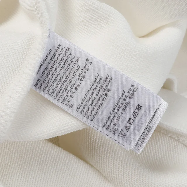 Calvin Klein Hoodies & Sweatshirts Crewneck sweatshirt with oversized CK and Jeans logo print product detail image 40