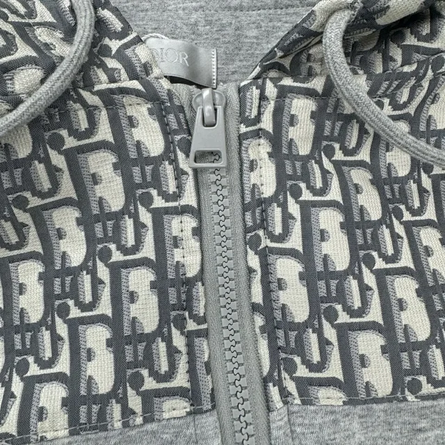 Dior Hoodies & Sweatshirts Oblique Panel Zip-Up Hoodie product detail image 4