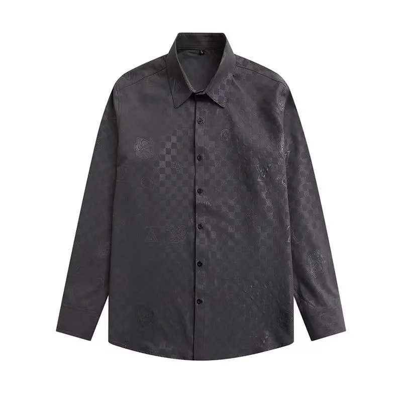 Dior Shirts Long-sleeve logo-print button-up shirt image 10