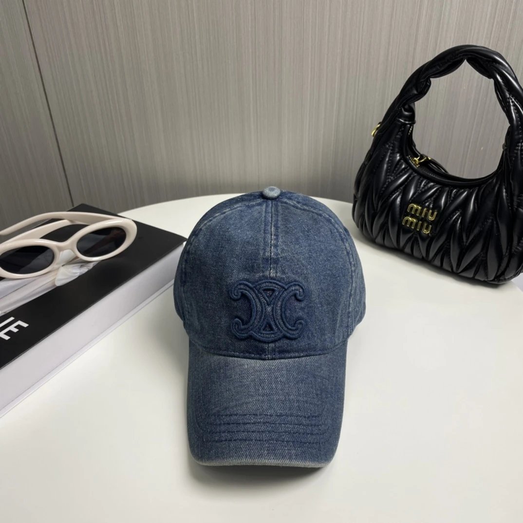 Balenciaga Hats Embroidered BB Logo Baseball Cap — XZ-011
