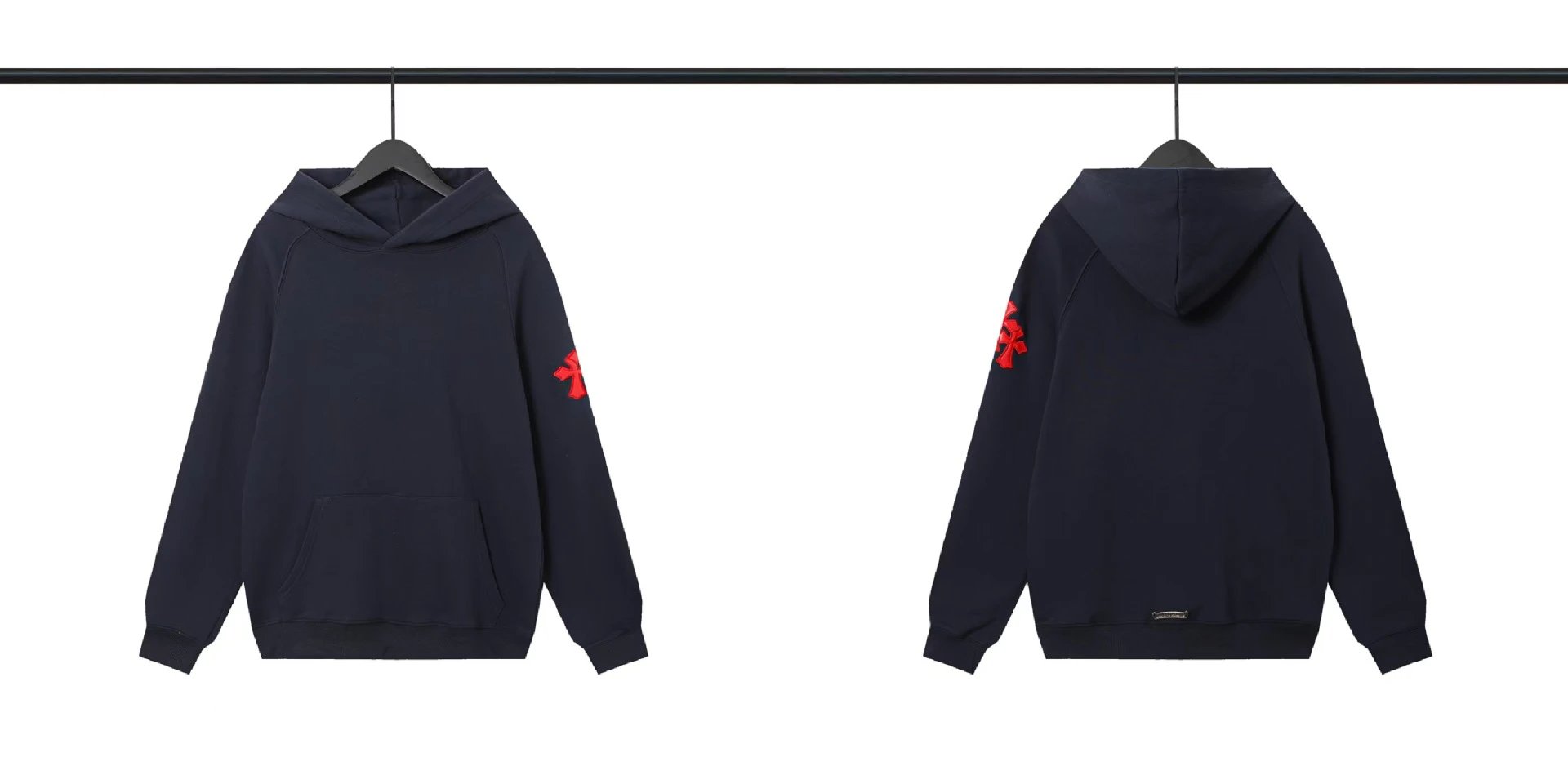 Chrome Hearts Hoodies & Sweatshirts Pullover Hoodie with Cross Graphics — BB-028