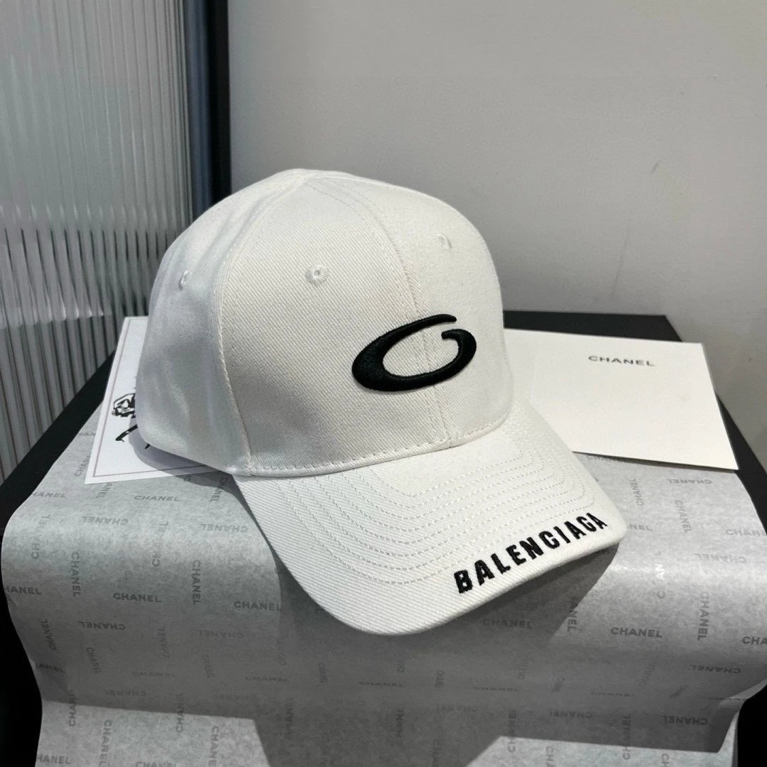 Balenciaga Hats Embroidered BB Logo Baseball Cap — XZ-024