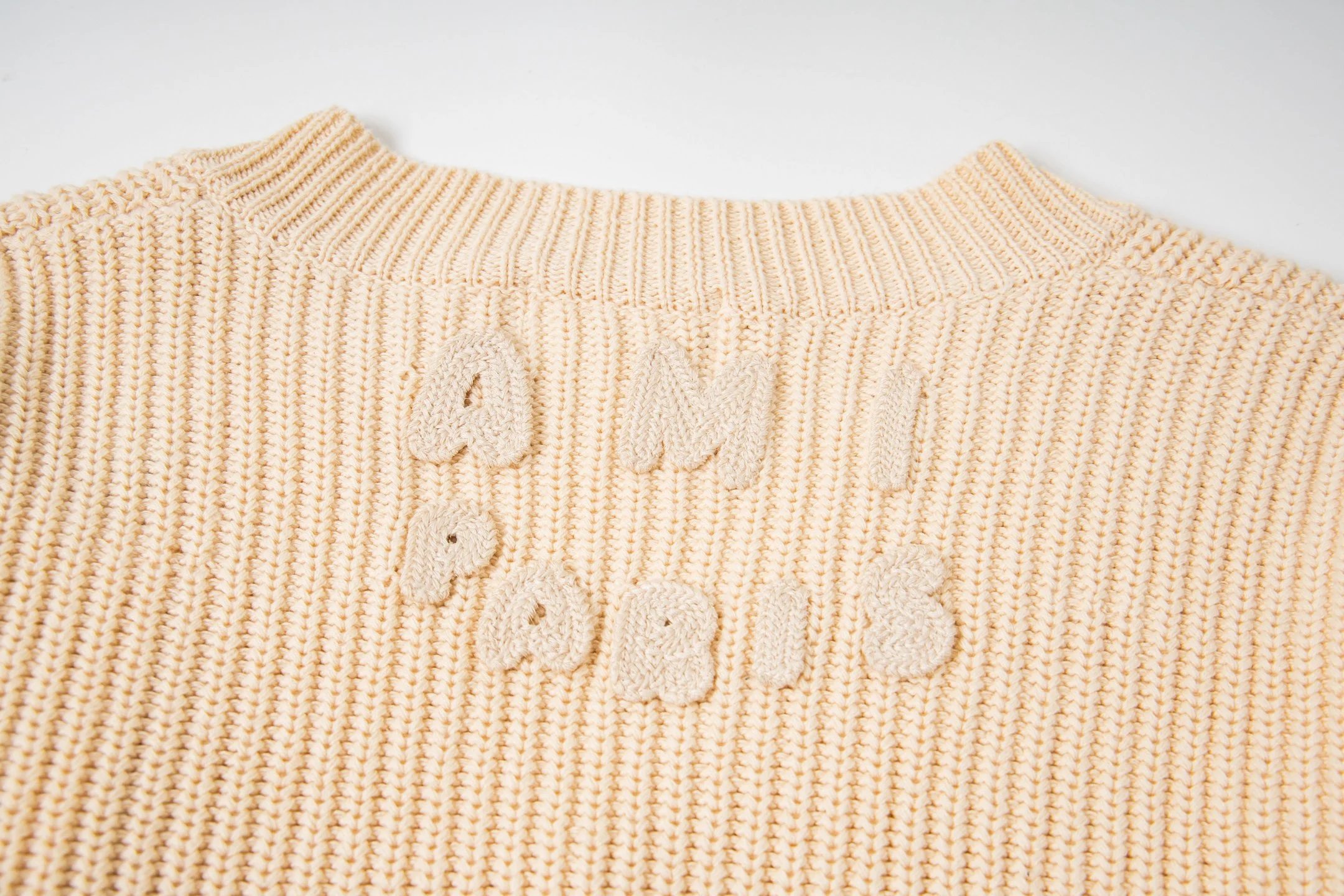 AMI Paris Knitwear V-Neck de Cœur Knit Sweater image 9