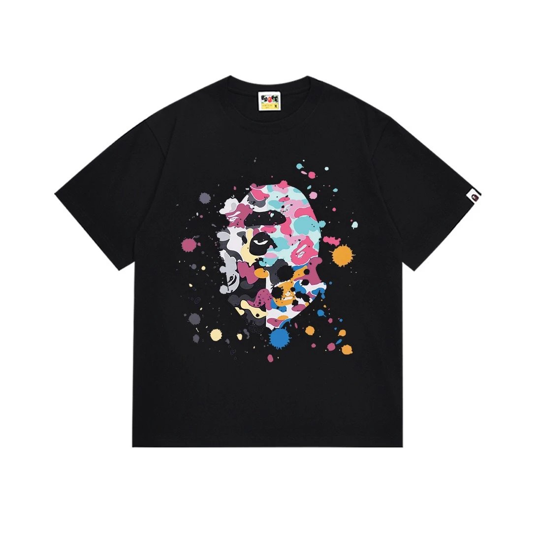 BAPE T-Shirts Ape Head Camouflage Graphic — BB-002