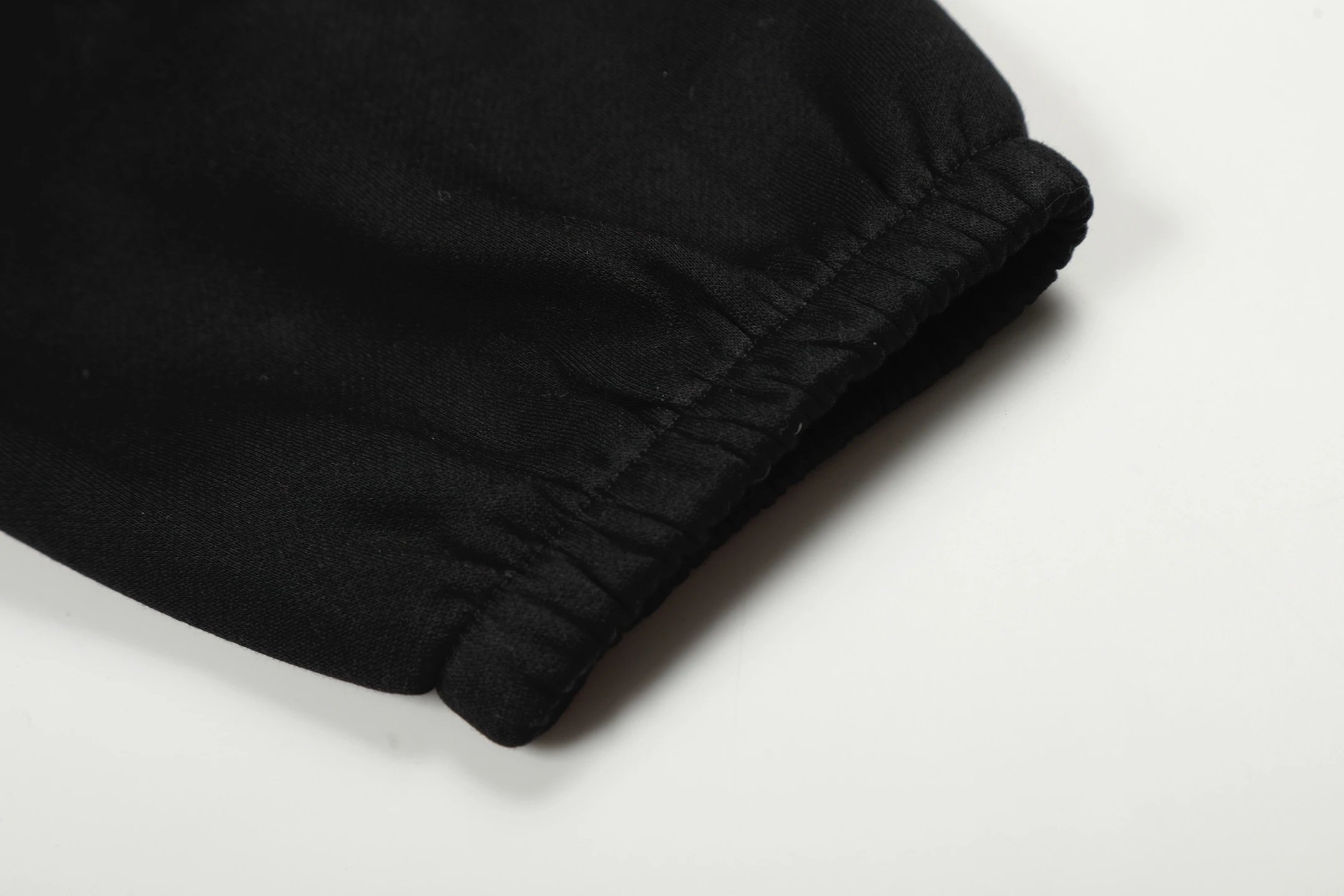 Design Spiderweb Print Black Jogger Pants Sweatpants - 42