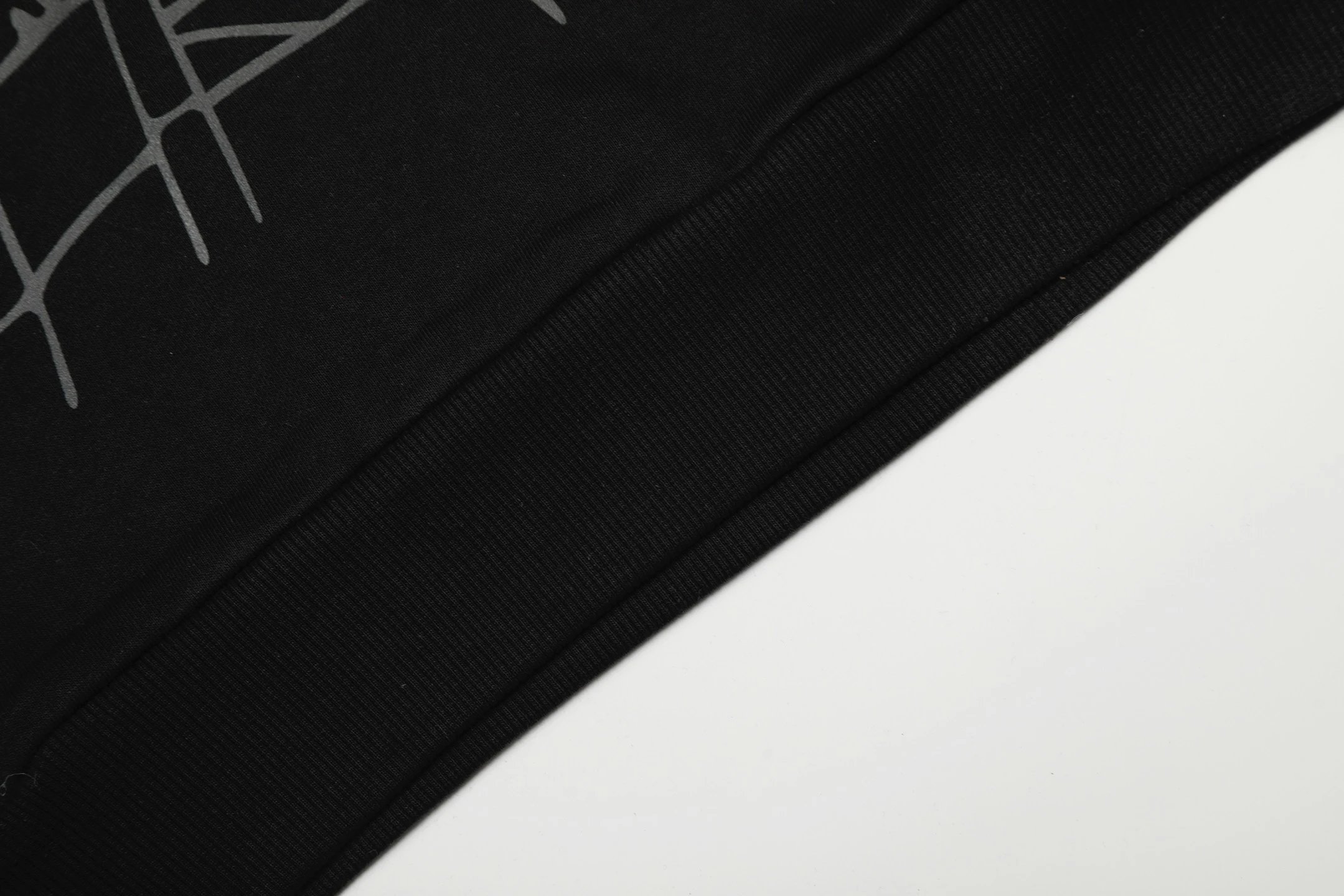 Design Spiderweb Print Black Jogger Pants Sweatpants - 22