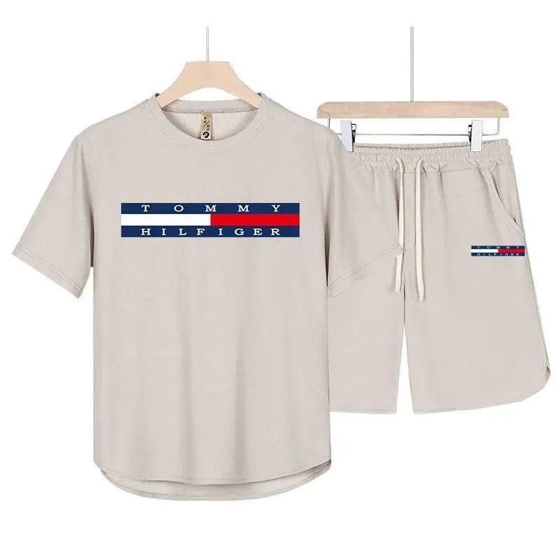 Tommy Hilfiger Matching Sets Short-Sleeve T-Shirt and Drawstring Shorts Set — BB-008
