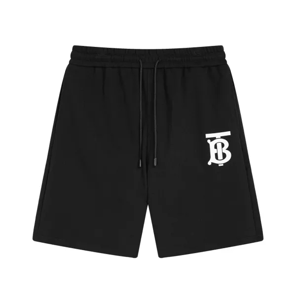 Design Give Embroidered Sweat Shorts Black - 28