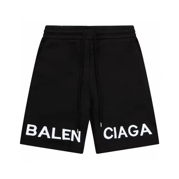 Design Give Embroidered Sweat Shorts Black - 40