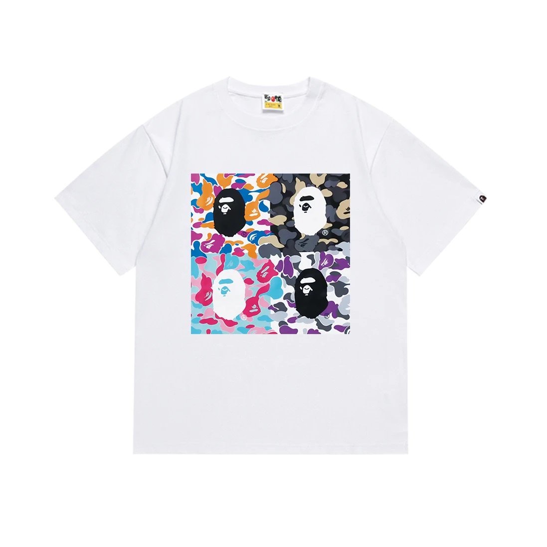 BAPE T-Shirts Ape Head Camouflage Graphic — BB-003