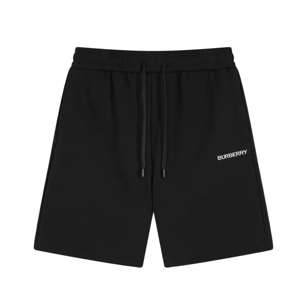 Design Give Embroidered Sweat Shorts Black - 30