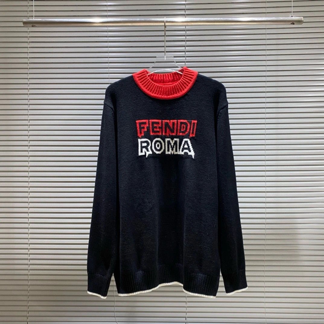 Fendi Knitwear Crewneck Knit Sweater — 03