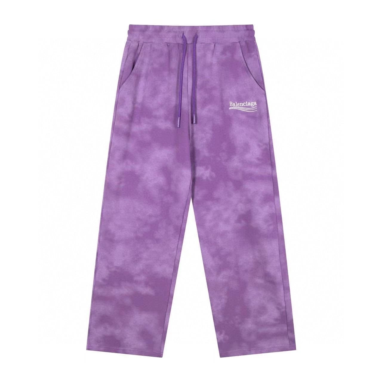 Balenciaga Trousers Tie-Dye Drawstring Sweatpants — 02
