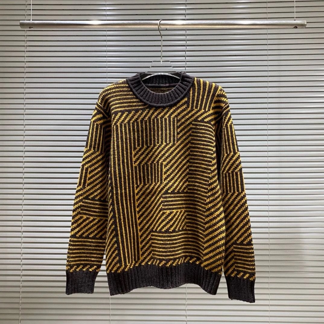 Fendi Knitwear Crewneck Knit Sweater — 01