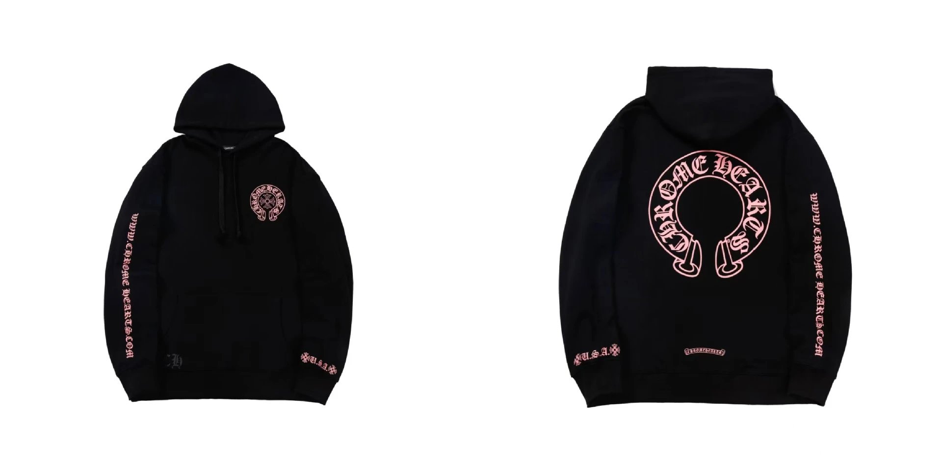 Chrome Hearts Hoodies & Sweatshirts Pullover Hoodie with Cross Graphics — BB-018
