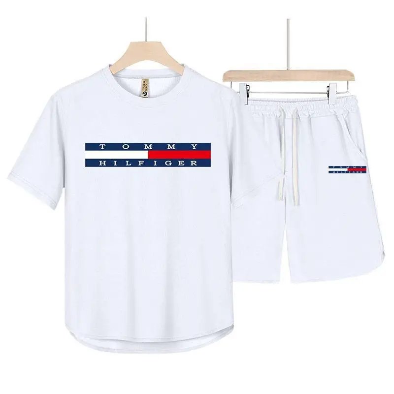 Tommy Hilfiger Matching Sets Short-Sleeve T-Shirt and Drawstring Shorts Set — BB-009