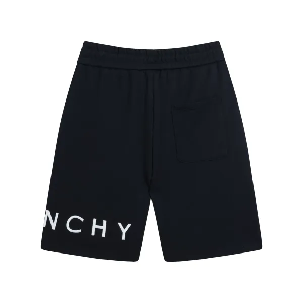 Design Give Embroidered Sweat Shorts Black - 64
