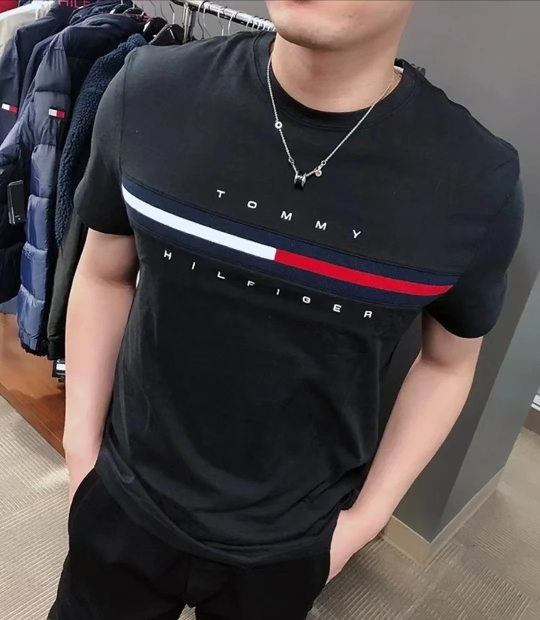 Tommy Hilfiger Matching Sets Short-Sleeve T-Shirt and Drawstring Shorts Set image 3