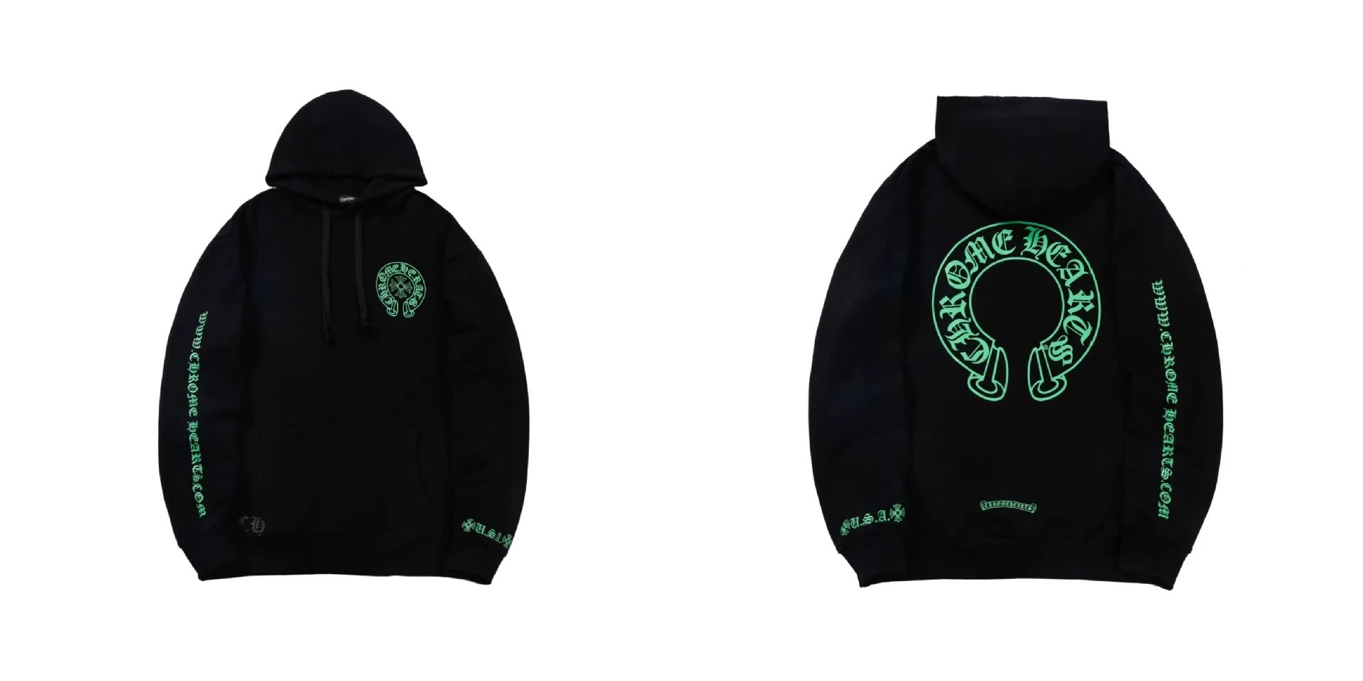 Chrome Hearts Hoodies & Sweatshirts Pullover Hoodie with Cross Graphics — BB-021