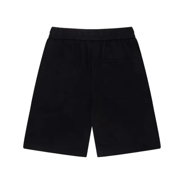 Design Give Embroidered Sweat Shorts Black - 45