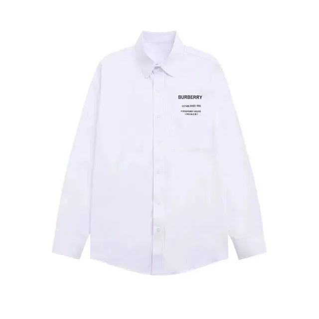 Dior Shirts Long-sleeve logo-print button-up shirt product detail image 8