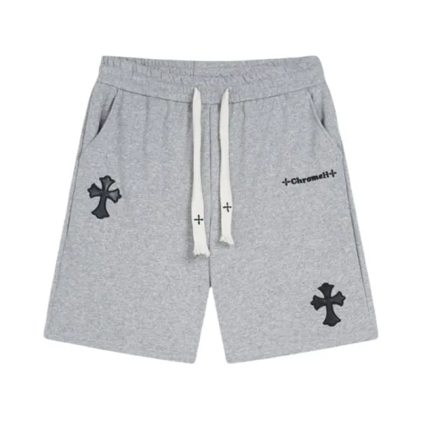 Design Give Embroidered Sweat Shorts Black - 58