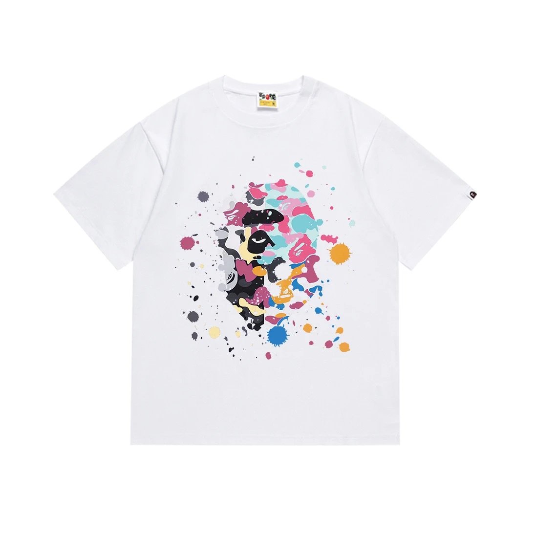 BAPE T-Shirts Ape Head Camouflage Graphic — BB-001