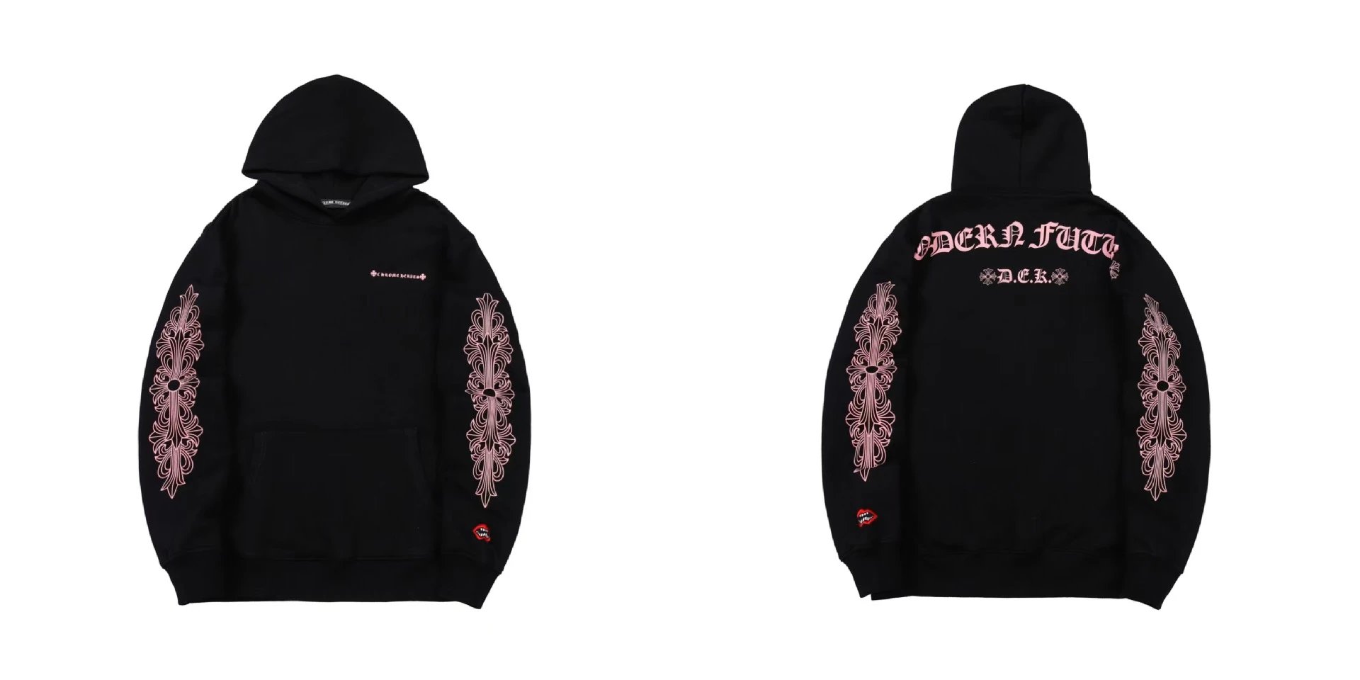 Chrome Hearts Hoodies & Sweatshirts Pullover Hoodie with Cross Graphics — BB-031