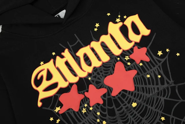 Sp5der Hoodies & Sweatshirts Spiderweb Print Pullover Hoodie product detail image 17