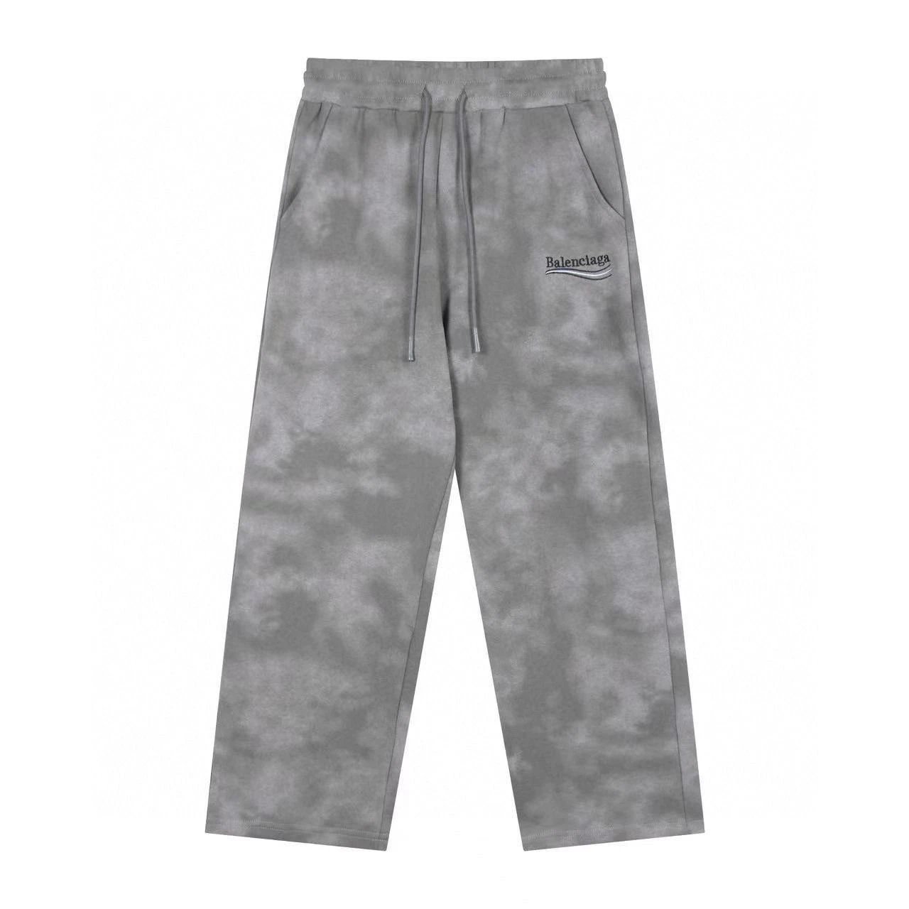 Balenciaga Trousers Tie-Dye Drawstring Sweatpants — 05