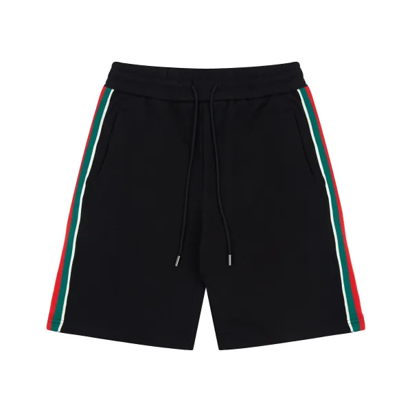 Design Give Embroidered Sweat Shorts Black - 20