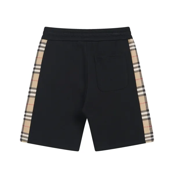 Design Give Embroidered Sweat Shorts Black - 35