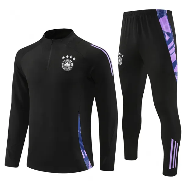 Design Germany National Team Training Tracksuit Black Purple Tracksuit - 1