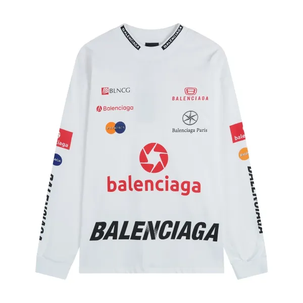 Balenciaga x FC Barcelona Long-Sleeve Jersey Red - 38