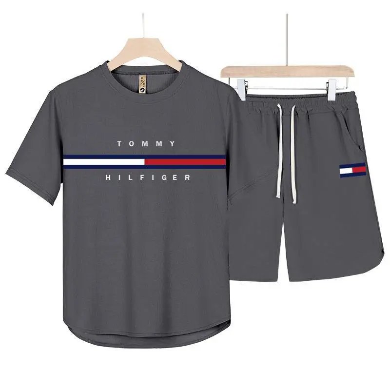 Tommy Hilfiger Matching Sets Short-Sleeve T-Shirt and Drawstring Shorts Set — BB-003
