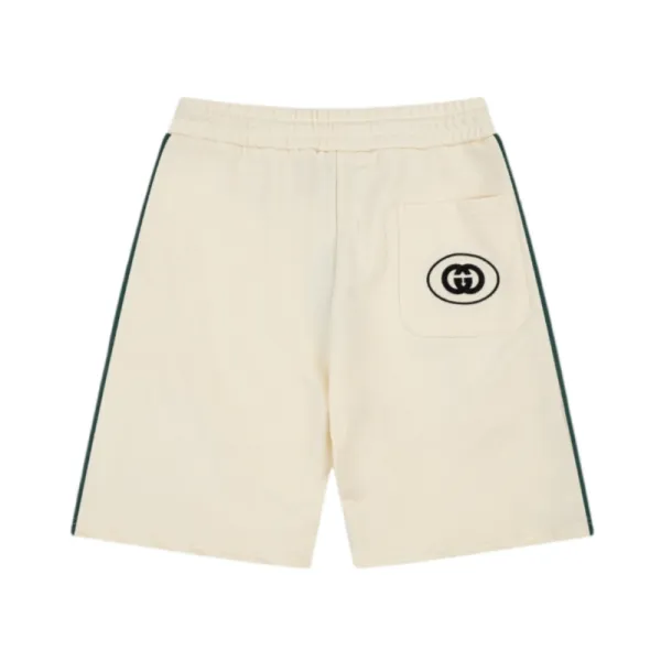 Design Give Embroidered Sweat Shorts Black - 23