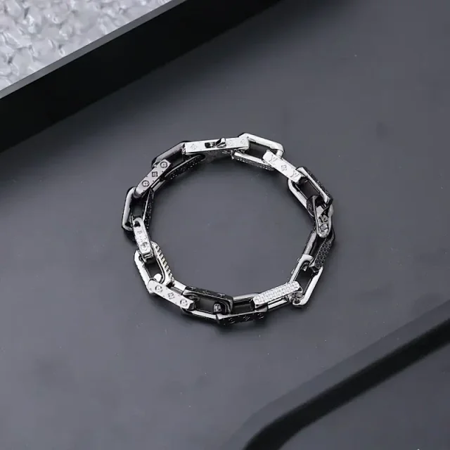 Unbranded Jewelry Multicolor enamel chunky chain bracelet product detail image 10