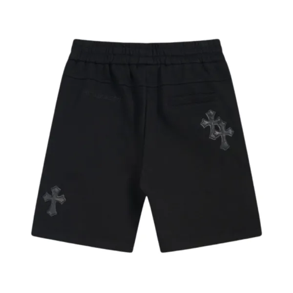 Design Give Embroidered Sweat Shorts Black - 53