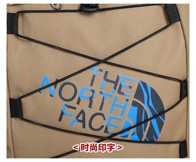 The North Face Backpacks Logo Print Backpack with Front Zip Pocket and Side Mesh Pockets image 10