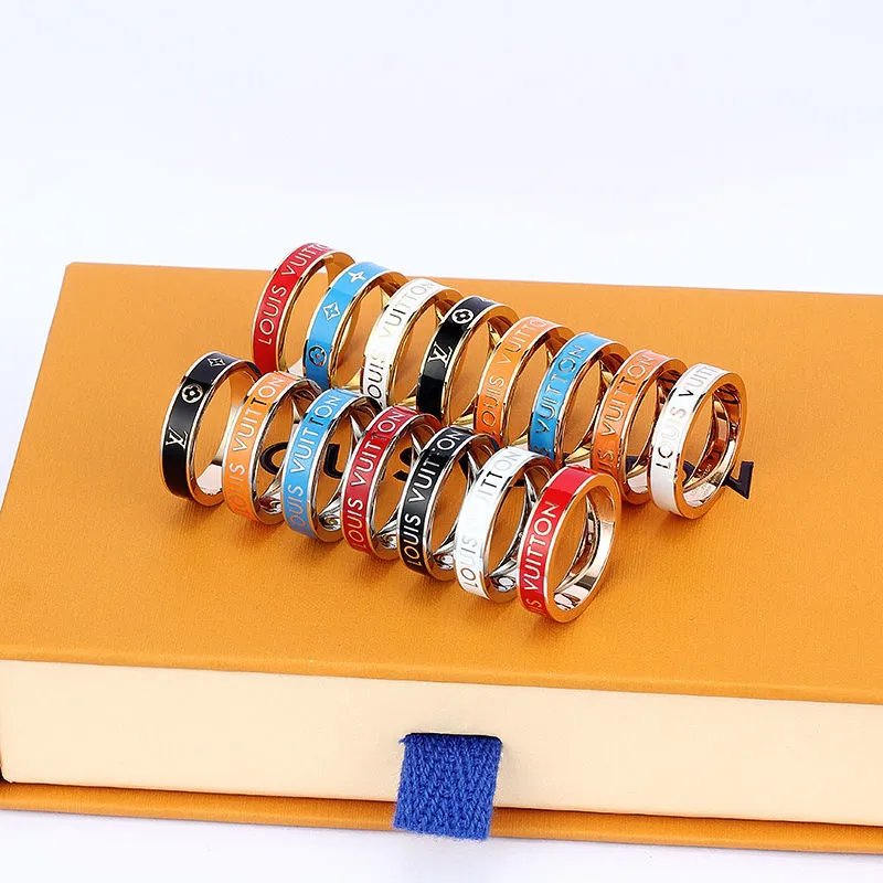 Louis Vuitton Jewelry Enamel Logo Band Ring product image
