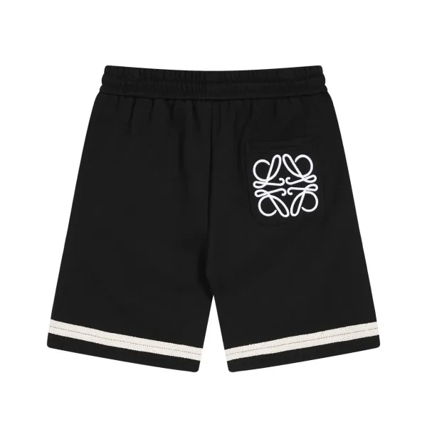 Design Give Embroidered Sweat Shorts Black - 76