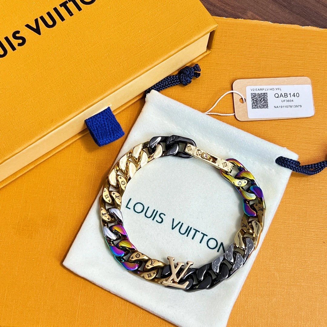 Louis Vuitton Jewelry Monogram chain bracelet — JTL-011