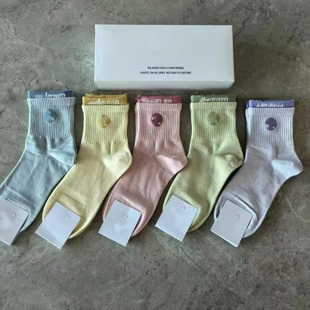 lululemon Socks Logo Crew Multipack product detail image 34