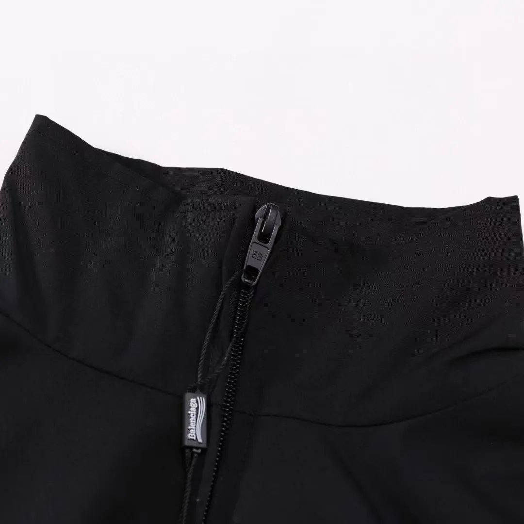 Balenciaga 01 Windbreaker Blue Outerwear - 9