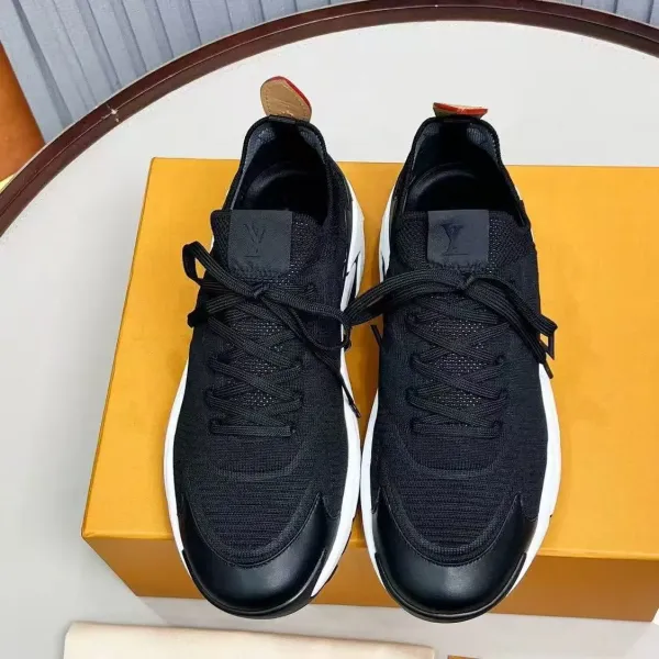 Louis Vuitton Archlight Knit Black and White Sneakers Chunky Sneakers - 1