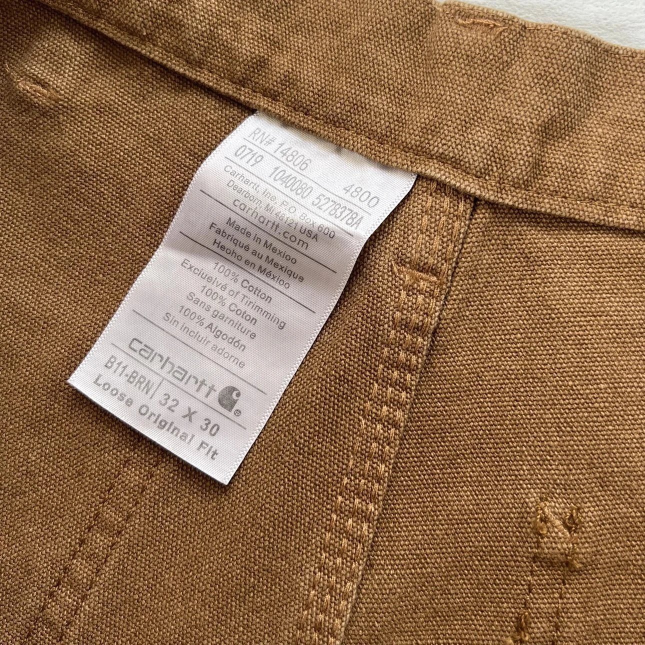 Carhartt Work In Progress Double Knee Carpenter Jeans Navy - 8