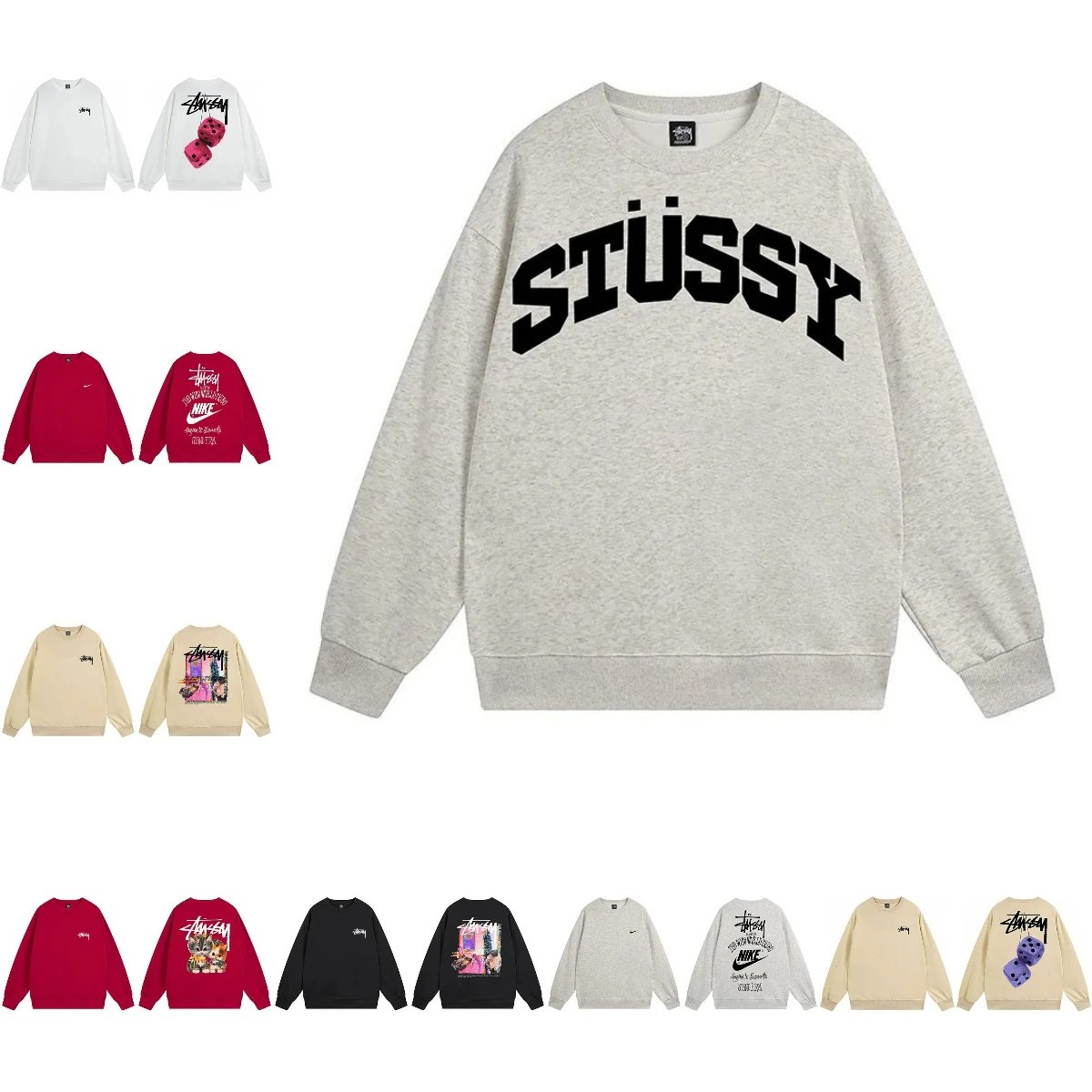 Nike x Stussy Arch Logo Sweatshirt [40 styles]