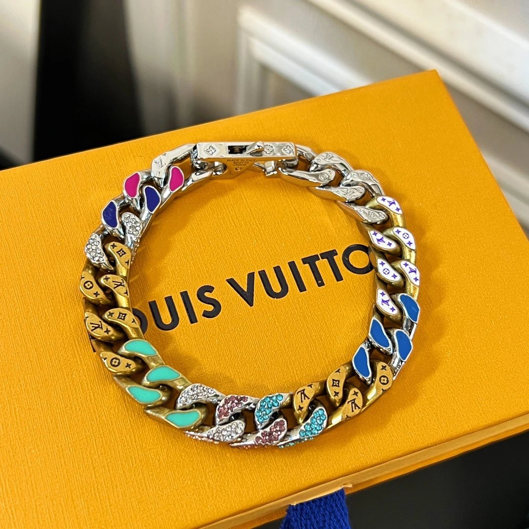Louis Vuitton Jewelry Monogram chain bracelet — JTL-008